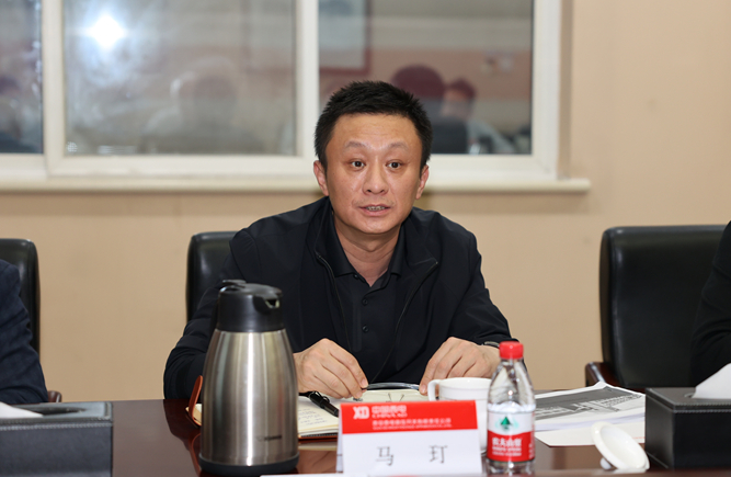中国西电集团党委常委、中国西电党委常委、副总司理马玎一行调研利来国国际最给力的老牌有限-利来国国际最给力的老牌