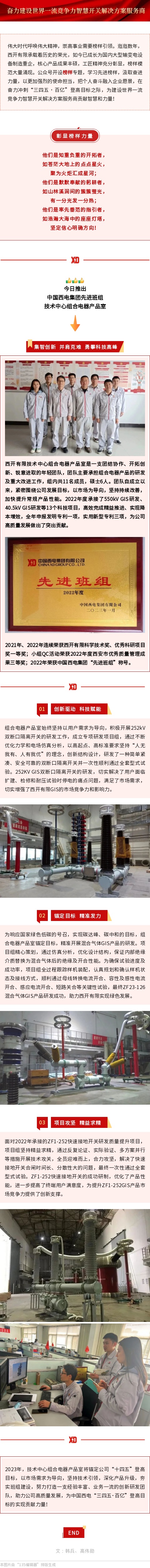 模范 | 集智立异 并肩克难 勇攀科技岑岭：手艺中心组合电器产品室-西安西电高压开关有限责任公司
